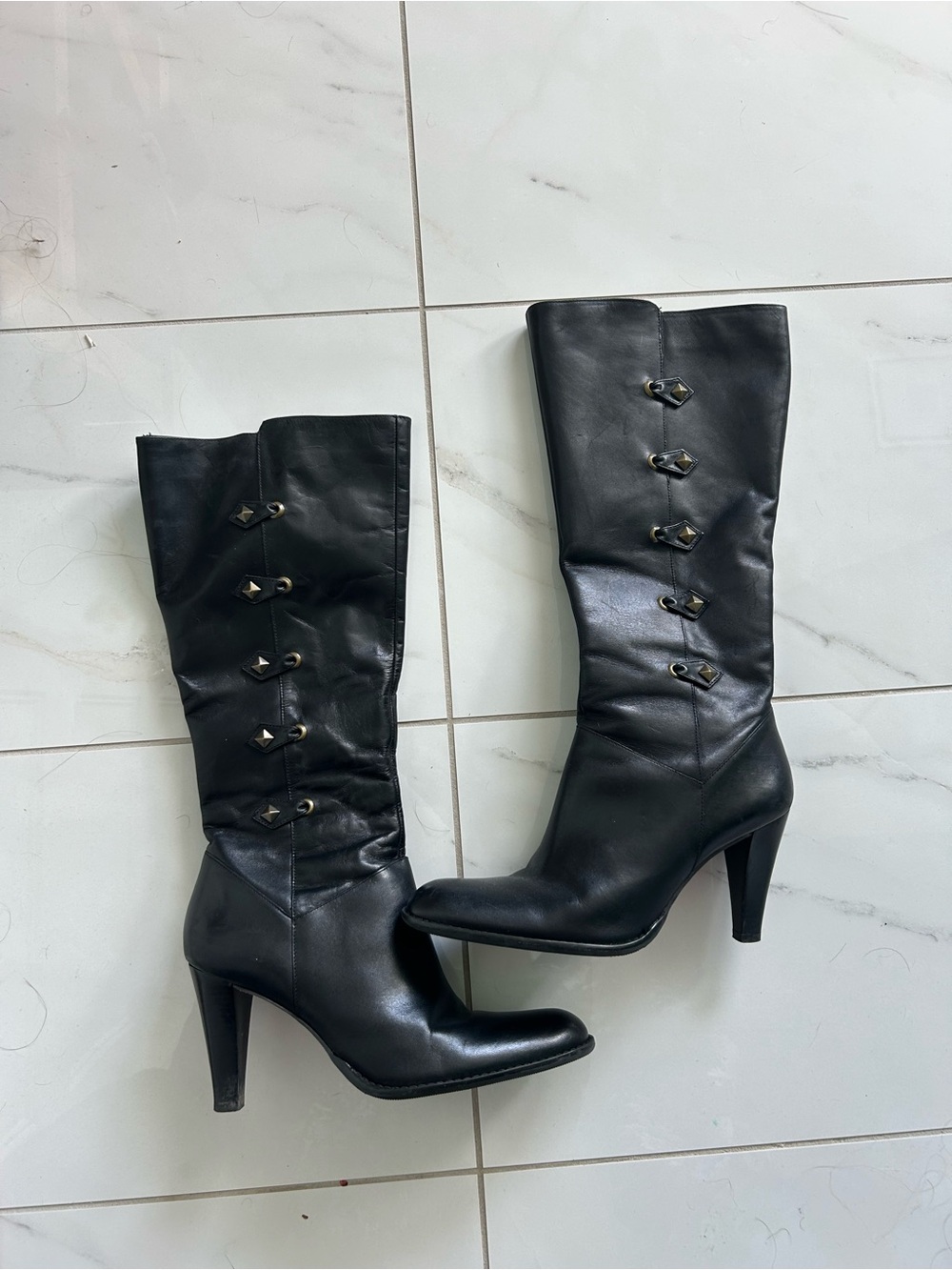 Stunning Vintage Leather Nina Boots
